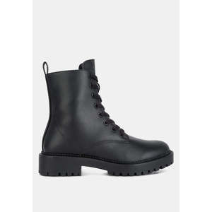 Forter Faux Leather Lace Up Boots
